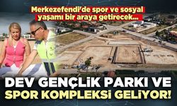 Dev gençlik parkı spor kompleksi geliyor!