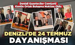 Denizli’de 24 Temmuz Dayanışması