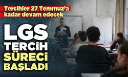 LGS tercih süreci başladı