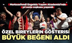 Özel bireylerin gösterisi büyük beğeni aldı