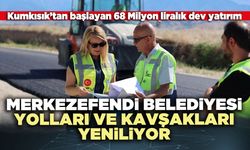 Merkezefendi Belediyesi yolları ve kavşakları yeniliyor