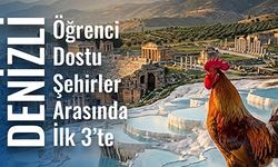 Denizli, Öğrenci Dostu Şehirler Arasında ilk üçte yer aldı