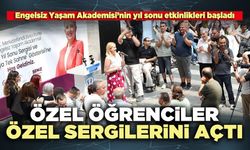 Özel öğrenciler özel sergilerini açtı