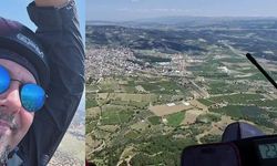 Yamaç paraşütüyle buldan semalarında uçtu