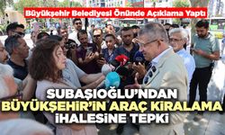 Subaşıoğlu’ndan Büyükşehir’in Araç Kiralama İhalesine Tepki