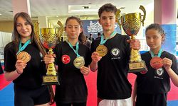 Çal'da Kıck Boks başarıları kız çocuklarına ilham oluyor