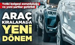 Araç kiralamada yeni dönem