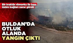 Buldan’da otluk alanda yangın çıktı