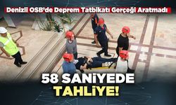 58 Saniyede tahliye!