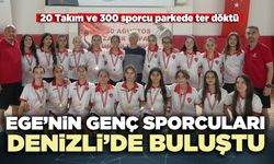 Ege’nin genç sporcuları Denizli’de buluştu