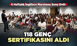 6 Haftalık İngilizce Maratonu Sona Erdi: 118 Genç sertifikasını aldı