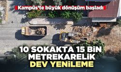 10 Sokakta 15 bin metrekarelik dev yenileme