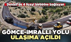Gömce-İmrallı yolu ulaşıma açıldı