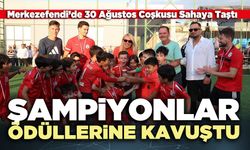 Şampiyonlar ödüllerine kavuştu