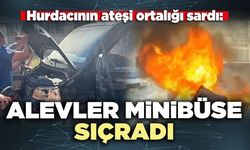 Hurdacının ateşi ortalığı sardı: Aevler minibüse sıçradı