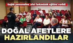 Doğal afetlere hazırlandılar