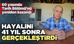 Hayalini 41 yıl sonra gerçekleştirdi