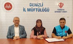 Gurbetten Denizli’ye uzanan hayır eli
