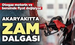 Akaryakıtta zam dalgası