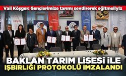 Baklan Tarım Lisesi ile İşbirliği Protokolü imzalandı