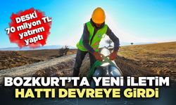 Bozkurt’ta yeni iletim hattı devreye girdi