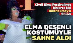 Bülent Ersoy Elma Festivalinde elma desenli kostümüyle sahne aldı