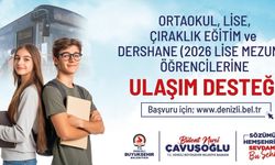 Ücretsiz Ulaşım Desteği Başvuruları Sürüyor