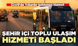 Çivril’de Şehir içi toplu ulaşım hizmeti başladı