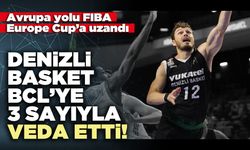 Denizli Basket, BCL’ye 3 sayıyla veda etti!