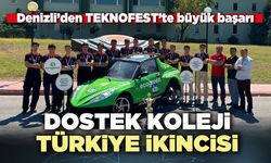 Denizli’den TEKNOFEST’te büyük başarı: Dostek Koleji Türkiye İkincisi