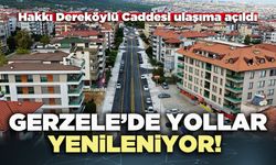 Gerzele’de yollar yenileniyor!