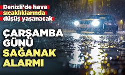 Çarşamba günü sağanak alarmı