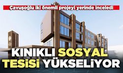 Kınıklı Sosyal Tesisi yükseliyor