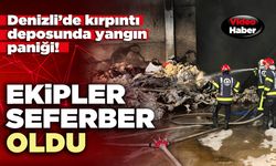 Kırpıntı deposundaki yangın için ekipler seferber oldu