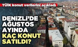Denizli’de Ağustos ayında kaç konut satıldı?