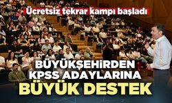 Büyükşehirden KPSS adaylarına büyük destek