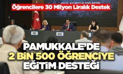 Pamukkale’de 2 Bin 500 Öğrenciye Eğitim Desteği