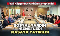 Sosyal yardım hizmetleri masaya yatırıldı
