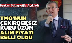 TMO'nun Çekirdeksiz Kuru Üzüm Alım Fiyatı Belli Oldu