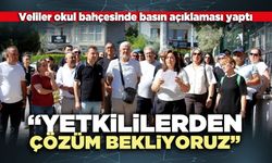 “Yetkililerden çözüm bekliyoruz”