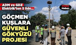 ADM ve GDZ Elektrik’ten 5 ilde göçmen kuşlara güvenli gökyüzü projesi