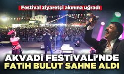 Akvadi Festivali'nde Fatih Bulut sahne aldı