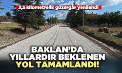 Baklan’da yıllardır beklenen yol tamamlandı!