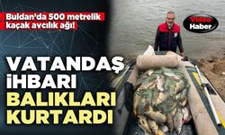 Vatandaş ihbarı balıkları kurtardı