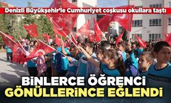 Binlerce öğrenci gönüllerince eğlendi