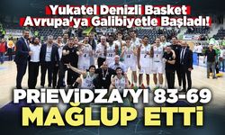 Yukatel Denizli Basket Avrupa'ya Galibiyetle Başladı: Prievidza'yı 83-69 mağlup etti