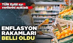 Eylül ayı enflasyon rakamları belli oldu