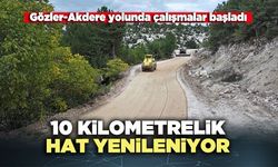 10 Kilometrelik hat yenileniyor