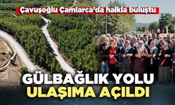 Gülbağlık yolu ulaşıma açıldı