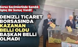 Denizli Ticaret Borsasında Kazanan Belli Oldu Başkan Belli Olmadı